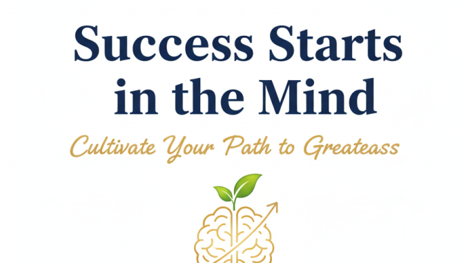 Success Starts in the Mind. Success Starts in the Mind.